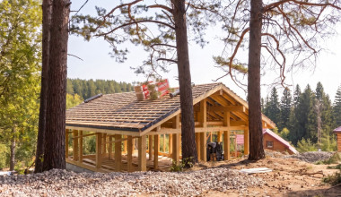 Монтаж кровли на 1эт доме в Томске